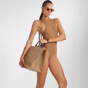 Skims X Fendi High Neck Bodysuit in ‘California’